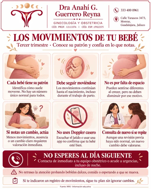 Movimientos de tu bebe 3er trimestre