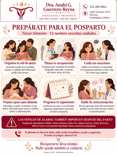 Preparate para el postparto